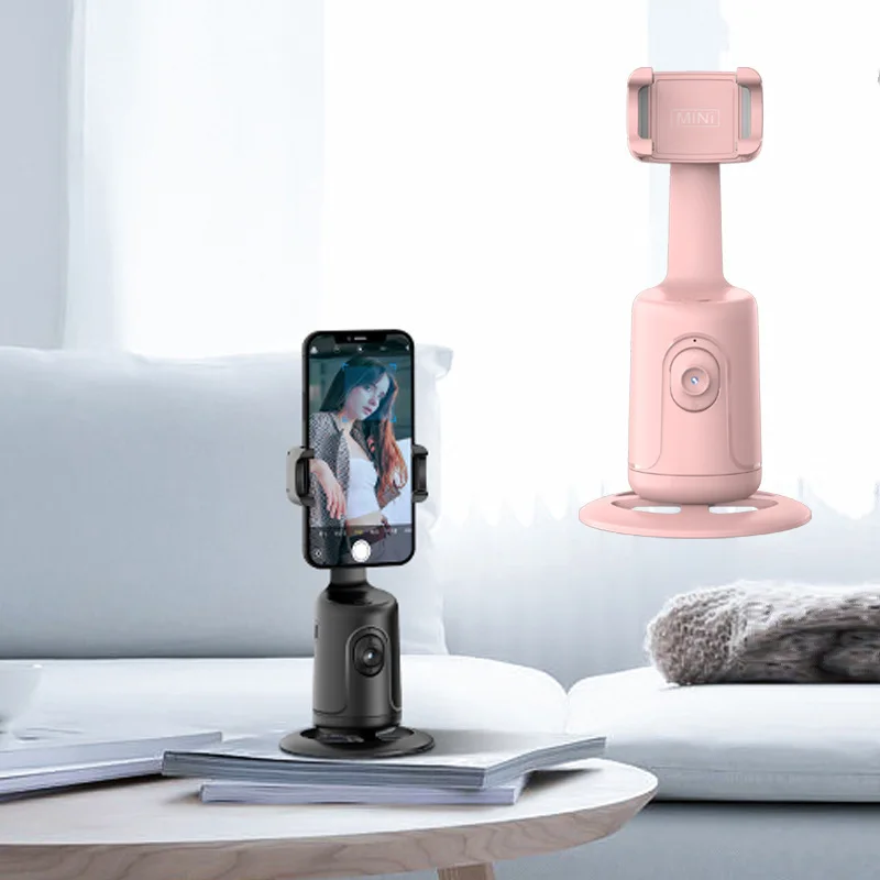 Follow-up PTZ P01 Intelligent AI Facial Recognition 360 ° Mobile Phone Holder Stabilizer Live Photography Automatic Tracking 4