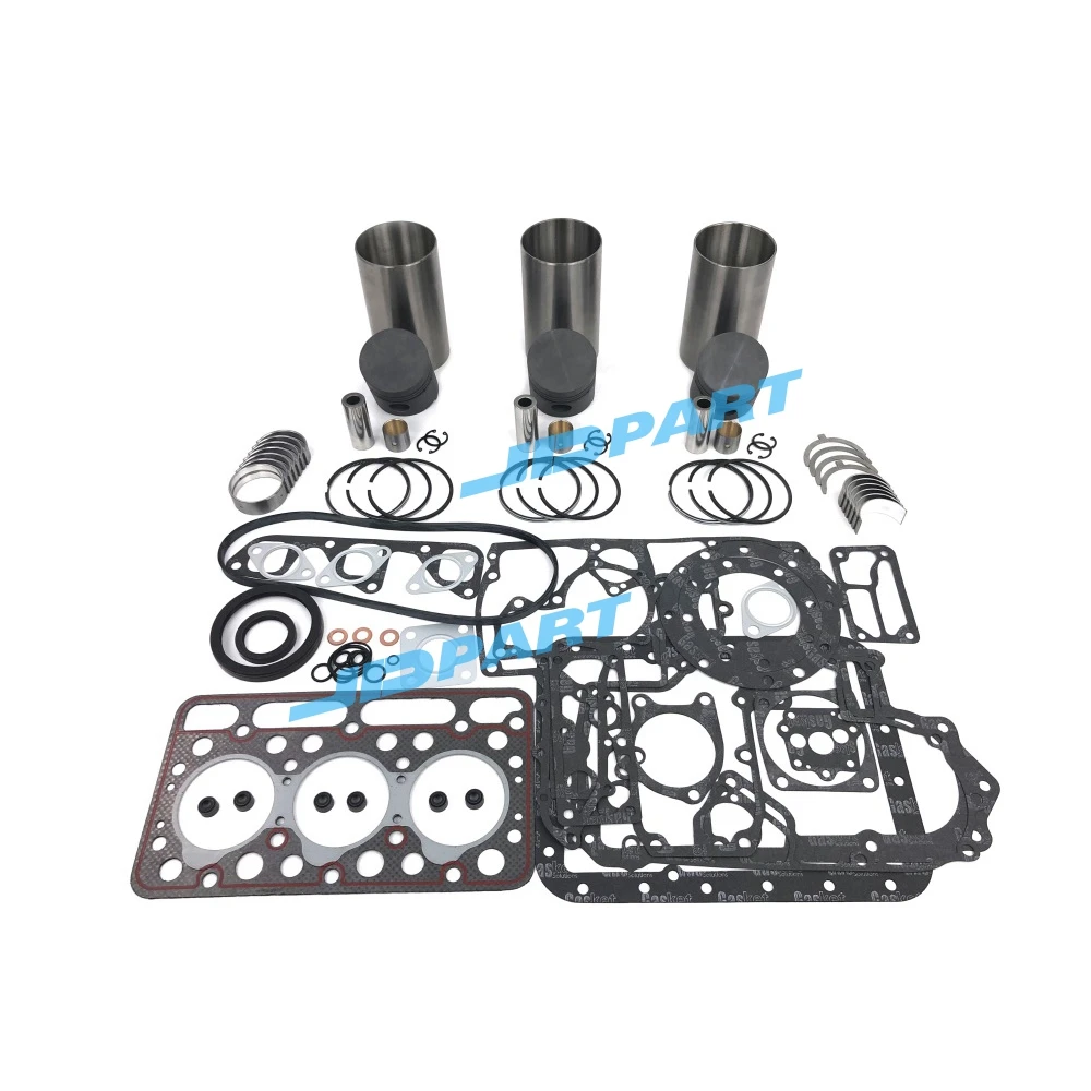 D1100 Cylinder Liner Kit With Gasket Set Bearing For Kubota Excavator Engine Parts