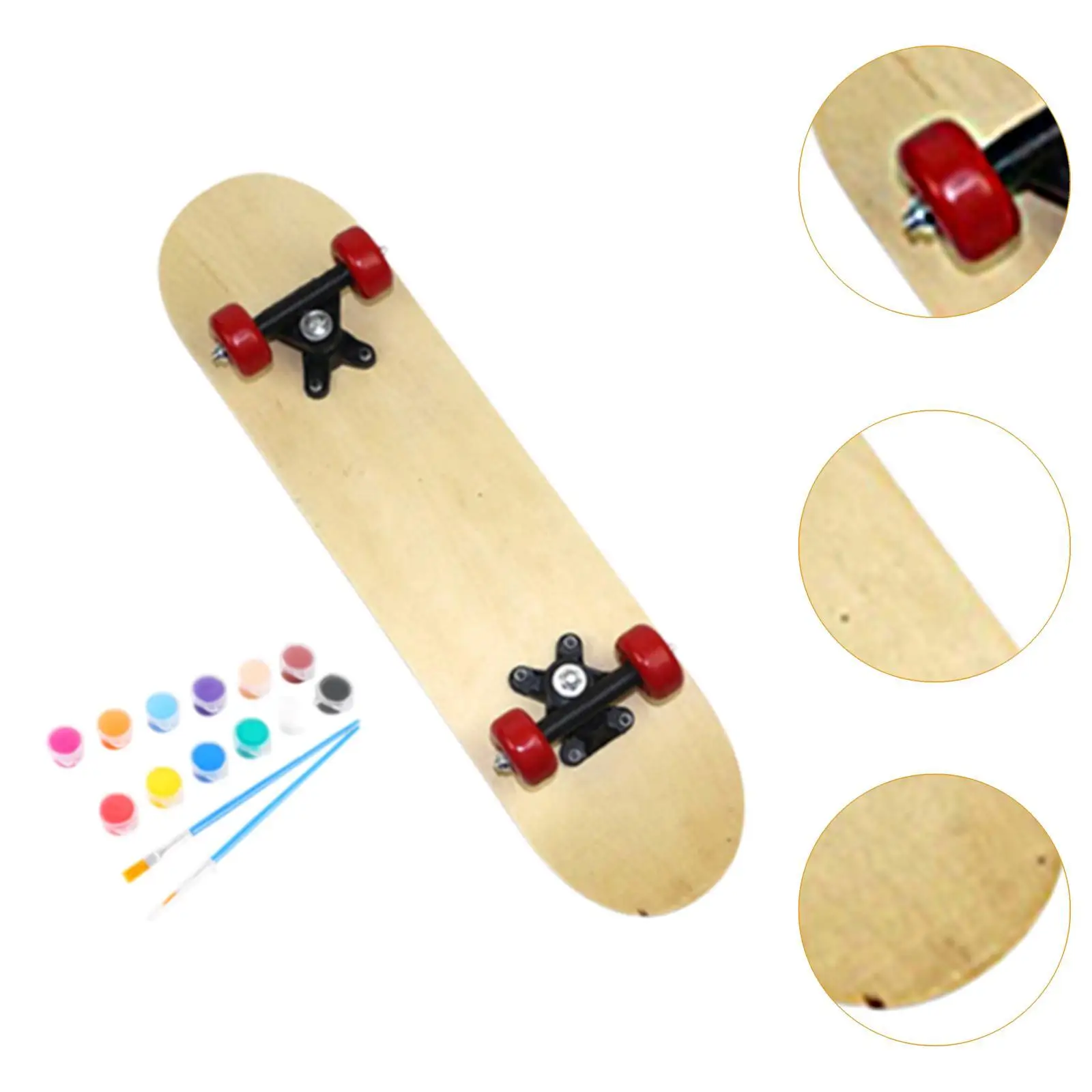 Children's Customizable Skateboard, DIY Wooden Deck for Young Riders