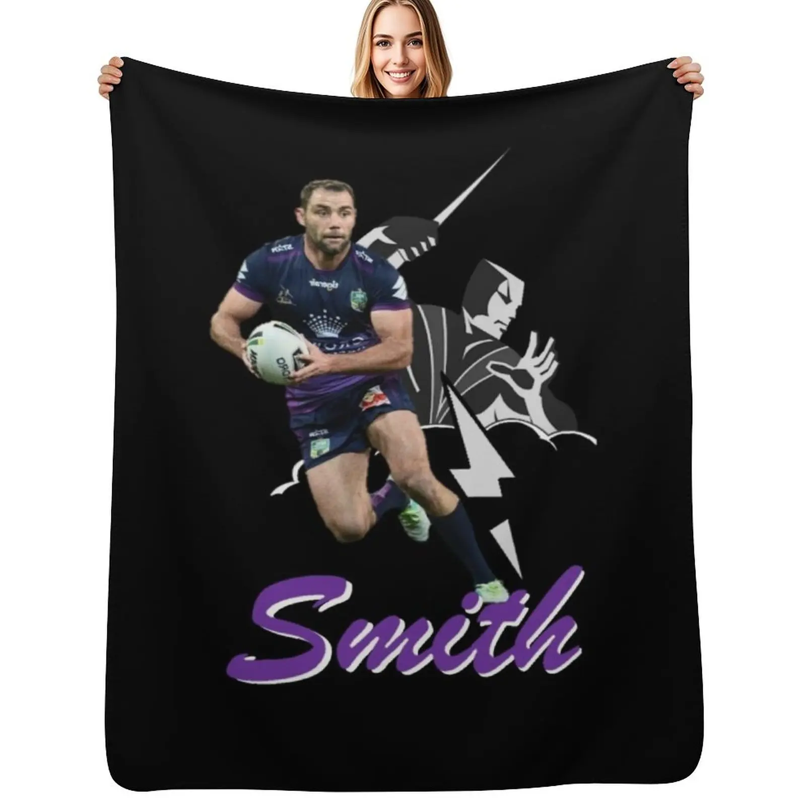 Smith Storm Throw Blanket Lightweight Warm Blanket for Travel Camping