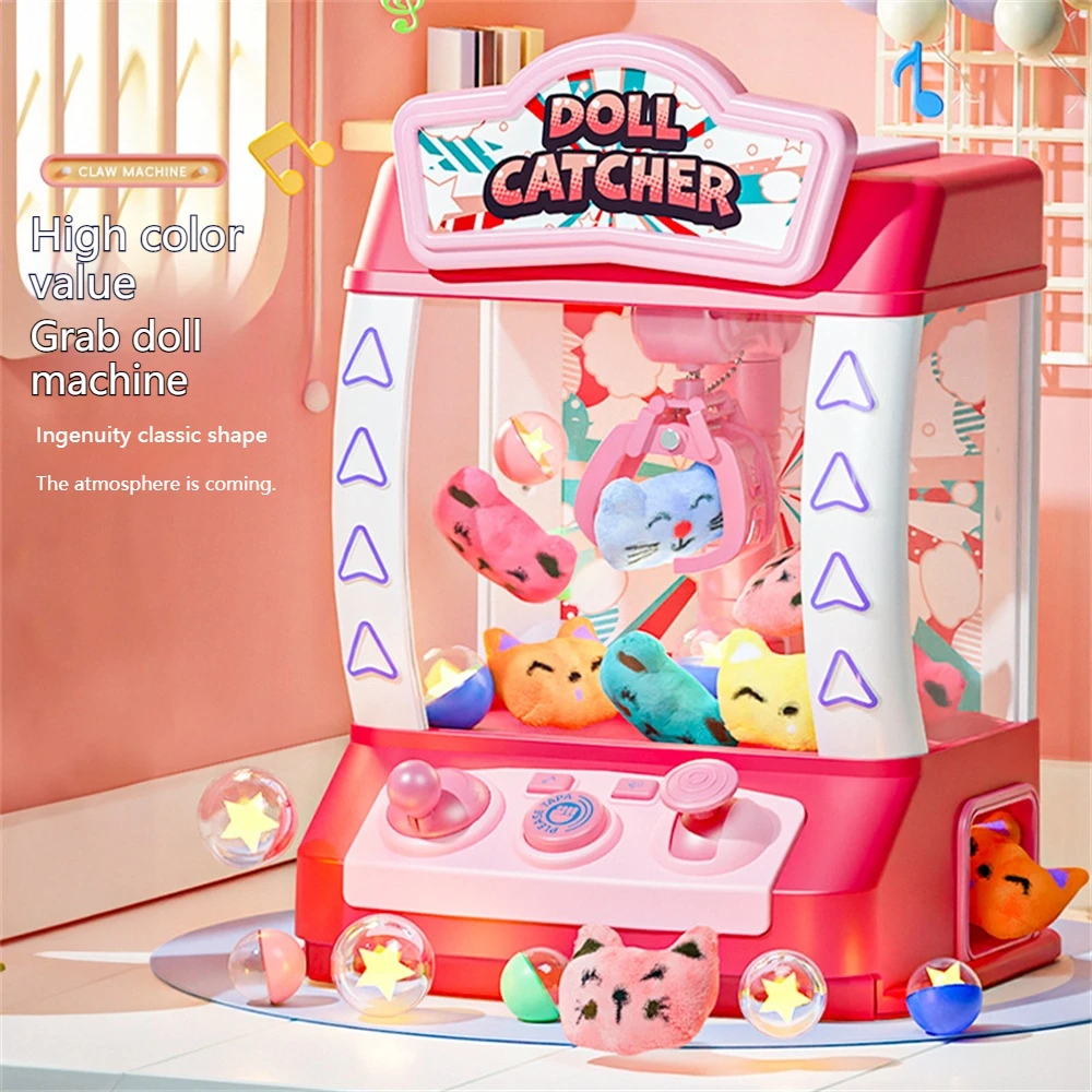 Children's claw machine small household electric sound and light timing claw machine large toy game machine toy gift