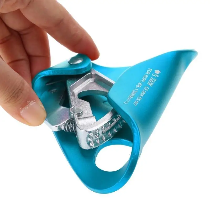 Rock Climbing Chest Ascender Rope Clamp Strong Climbing Rappelling Equipment for Vertical Rope Climbing Easy to Use