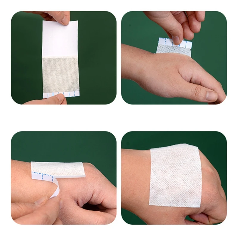 Breathable Non-woven Skin Healing Tape, Soft Fabric, Antibacterial Fabric Adhesive, Wound Fixation Bandage