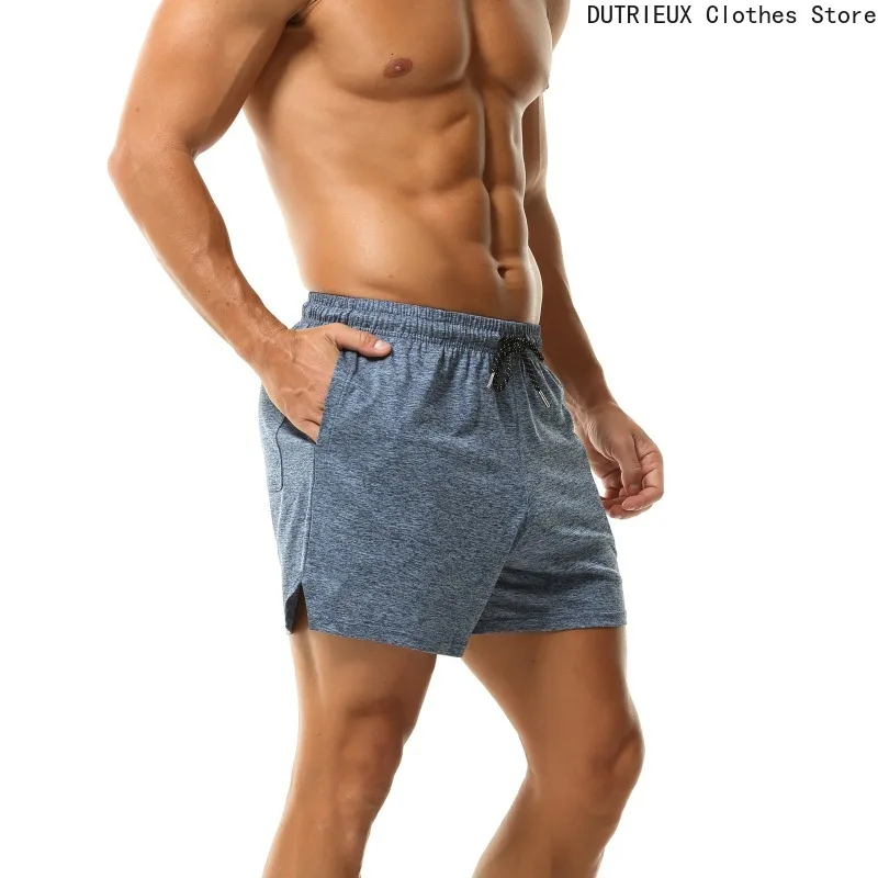 

Высококачественные мужские шорты, мягкие удобные повседневные шорты с карманами, мужские модные шорты для спорта и фитнеса, домашние спальные брюки