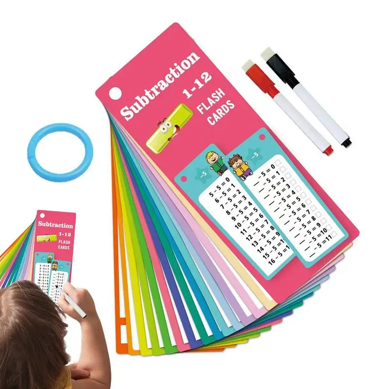 Montessori Mathematical Training Teaching Aids Tool Multiplication Division Flash Cards Interactive Math Learning Practice Tools