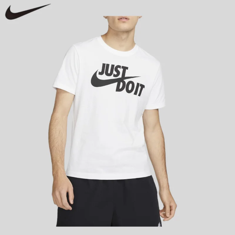 Oversized Tee TopNike Classic Logo Tee Moisture Control Indoor Outdoor Comprehensive Training TeeAR5007-100