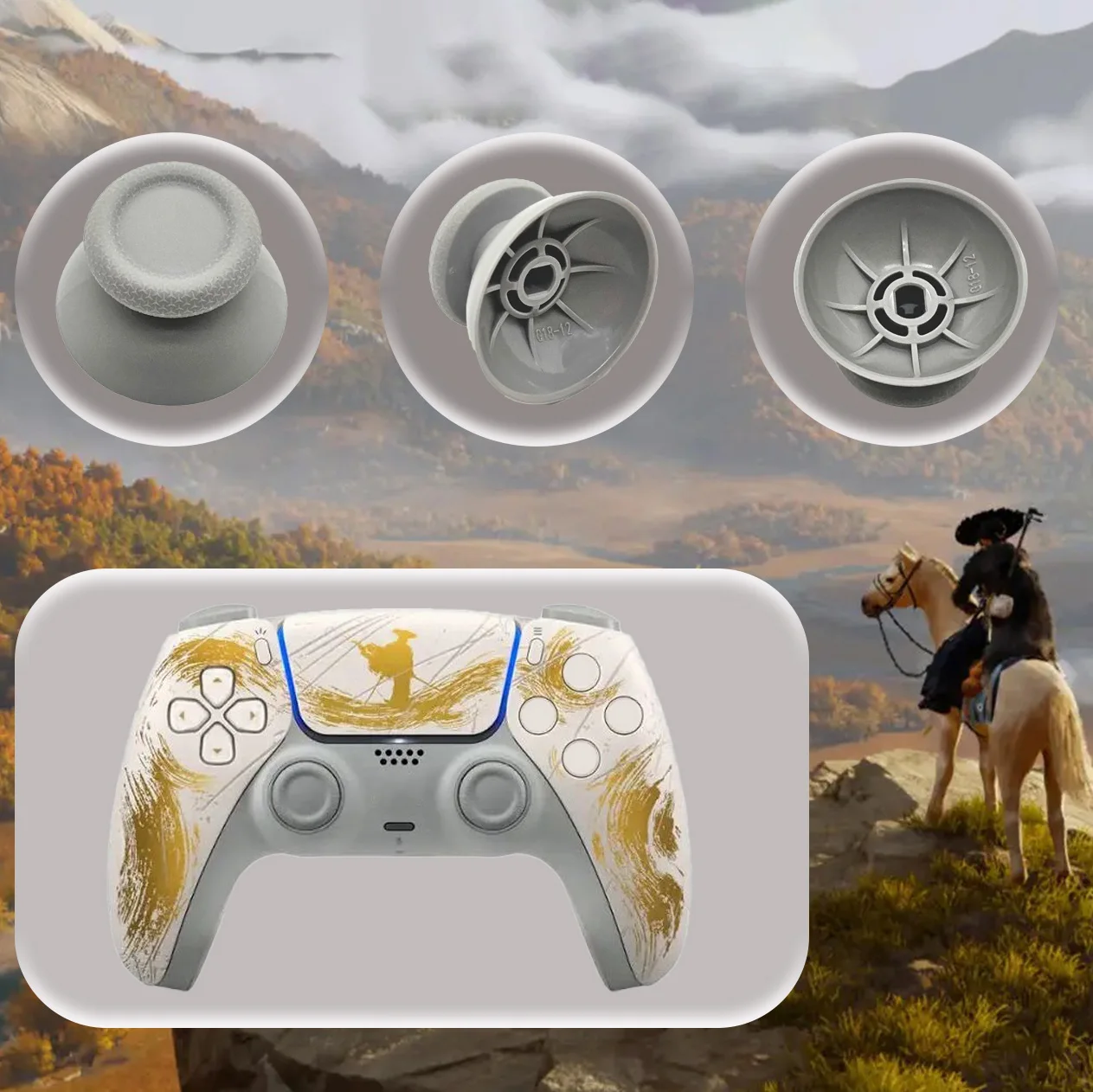 Замена для контроллера PS5 Edge, колпачок для джойстиков для контроллера PlayStation5 Edge Dualsense Limited, крышка для большого пальца