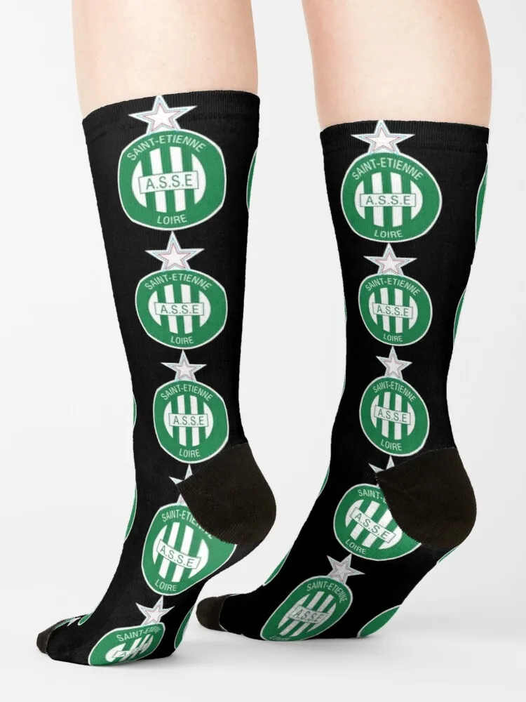 Saint Etienne-Calcetines con Logo para hombre, medias de Navidad