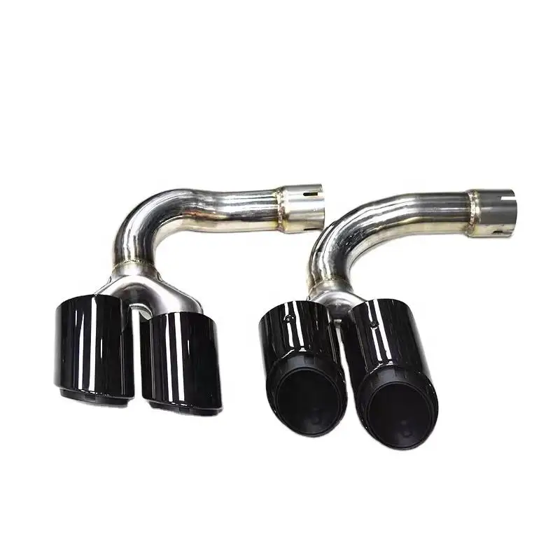 

Suitable For2012-2021 Cayenne Universal Stainless High-quality Steel Tailpipe, Black Coating and Y-shaped Dual Exhaust Pipe