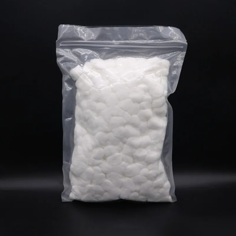500g Medical Absorbent Cotton Balls 250g Disposable Small Pack for Skin Disinfection