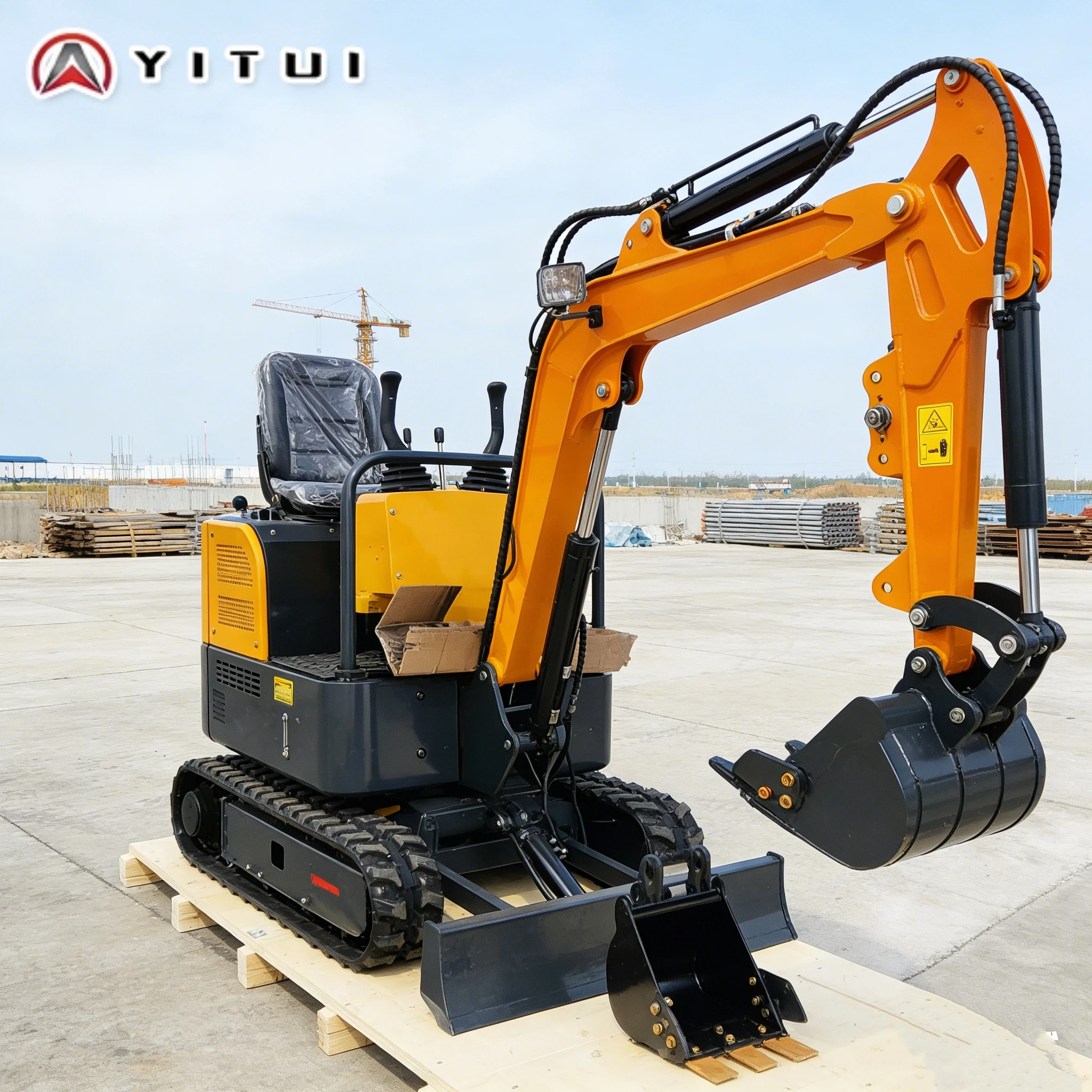 2026 Factory Direct Sale Epa Euro 5 Mini Excavators After Sale Service 1.2 Ton Mini Excavators Support Customized