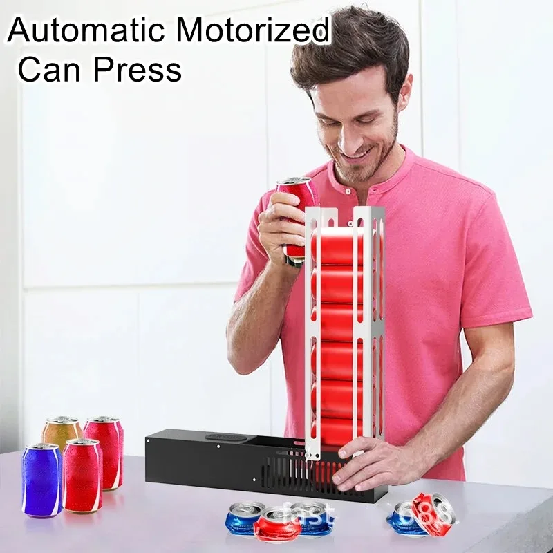 Electric Automatic Can Crusher Can Crusher Household Electric Aluminum Coke Beer Can Crushing Machine