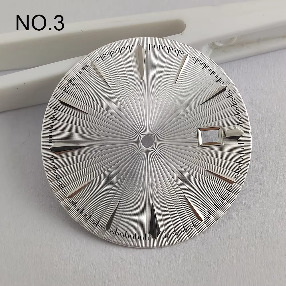 NH35 قرص 35 ملم قرص كوكتيل بلمسة نهائية لسطح NH35 إكسسوارات ساعات ميكانيكية مجوفة قرص ساعة رجالي #5