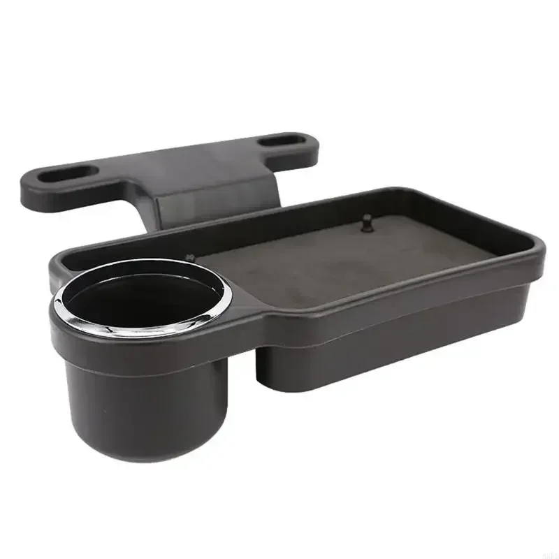

back storage, folding black cup holder, portable car back dining plate cup holder.A5KD