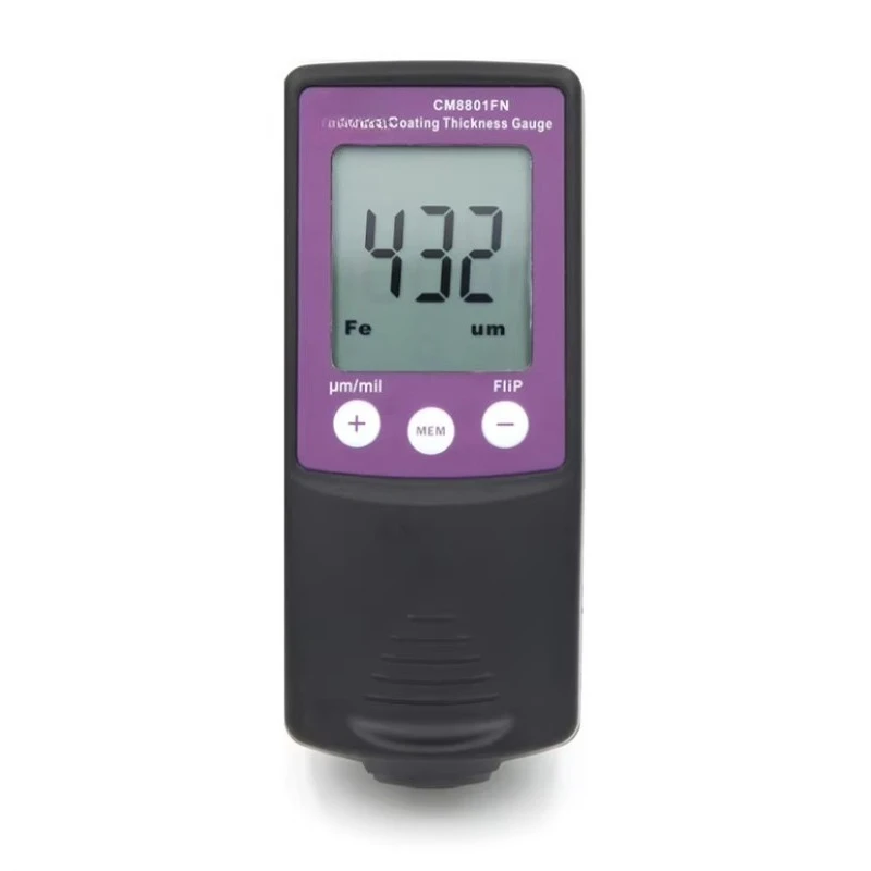 

2 in One Handheld Coating Thickness Gauge Painting Thickness Measurement Film Thickness Meter Car Paint Tester CM8801FN