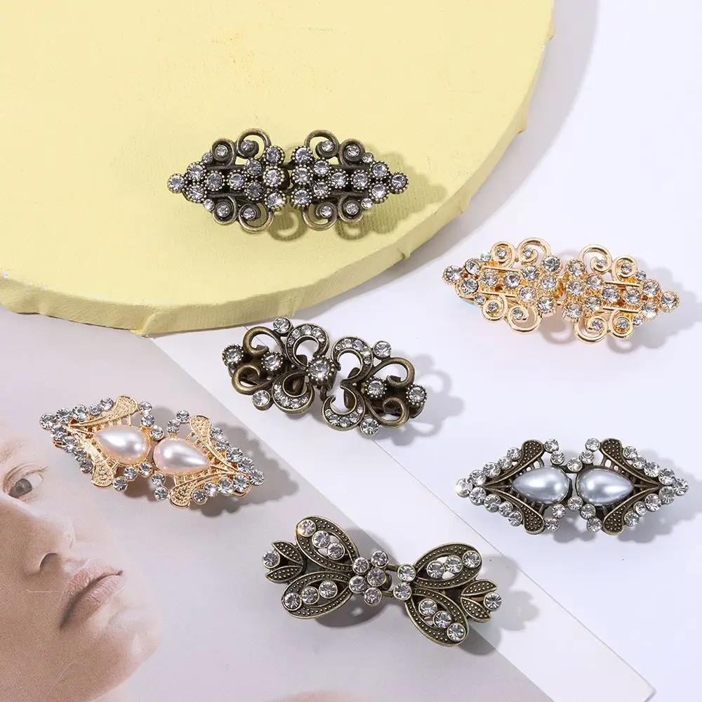 

Jewelry Shawl Collar Clasp Clips ​for Women Girls Dress Shirt Brooch Cape Cloak Clips Cardigan Clip Sweater Swirl Clip
