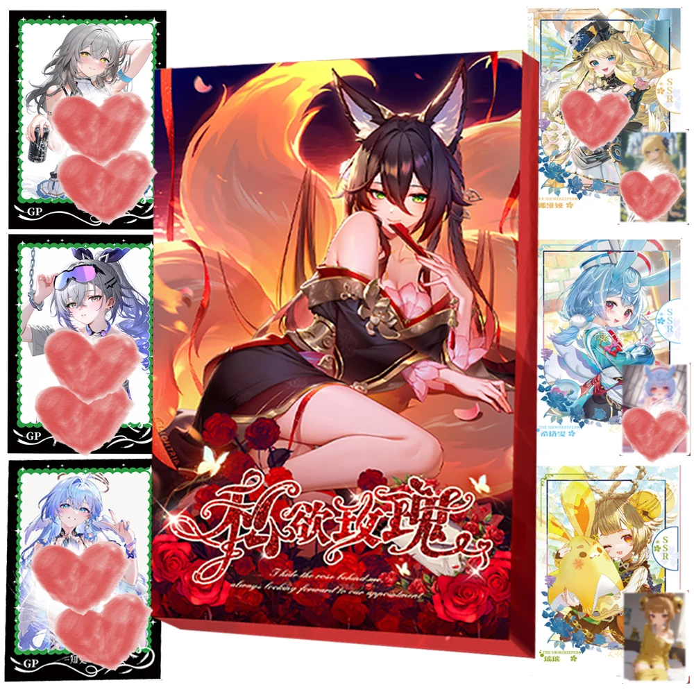 

Genuine Desire Rose Card for Children The Shorekeeper Mature and Seductive Lady Exquisite Limited Game Collection Card Kids Toys