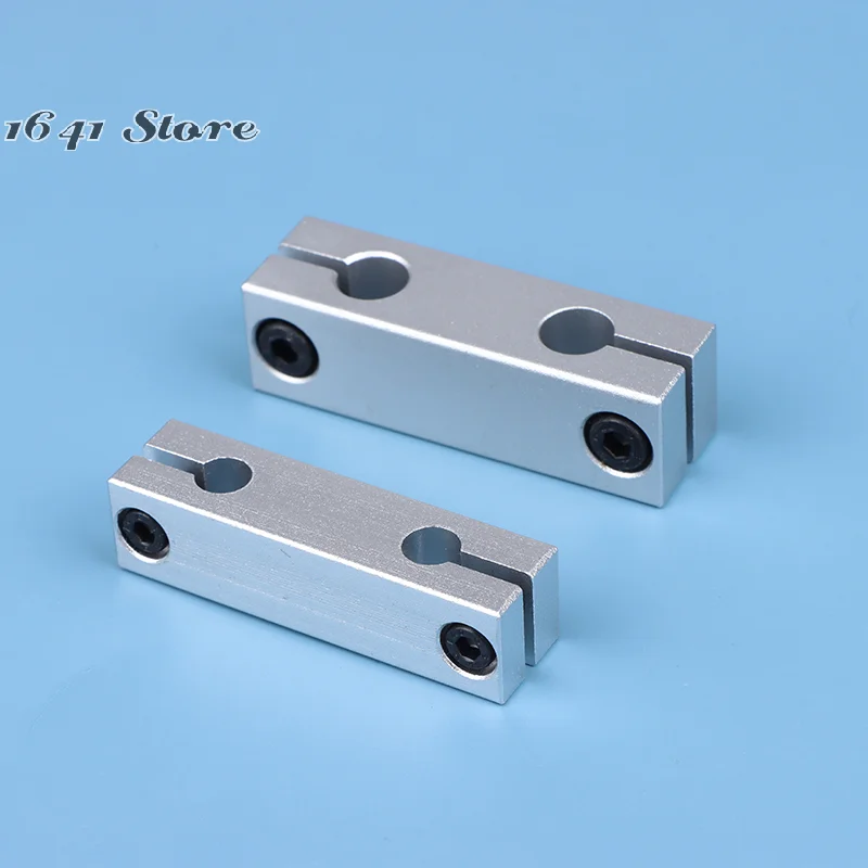 6MM 8MM Pillar Parallel Clamp With The Same Diameter Optical Axis Fixing Steel Pipe Round Frame Connector