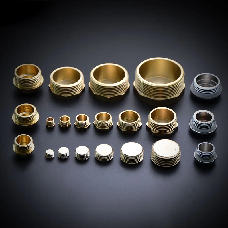1/8 "1/4" 3/8 "1/2" 3/4 ''ชายหญิงด้ายท่อทองเหลือง Hex Head End Cap ปลั๊ก Quick Connector ทองเหลือง Universal ก๊อกน้ําอะแดปเตอร์
