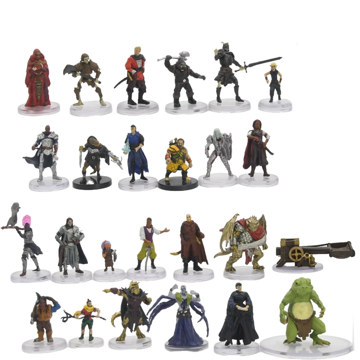 TRPG juego de mesa mazmorras monstruo jefe Shadow of the Dragon Queen GREEN SLAAD 1E Gnomo Flinger Kender miniaturas de dragones