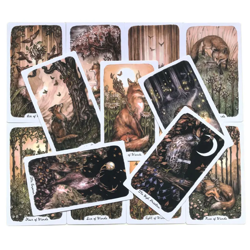 Hot sales 12-7 CM Deck: Thorne Tarot Oracle Card Fate Divination Prophecy Card Family Party Game Toy Tarot