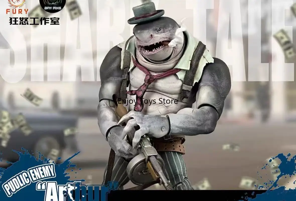 

In Stock of Abyss Power White Shark Double Gun Tiger Shark Hammerhead Shark Doll, Three-person Condom, Spot