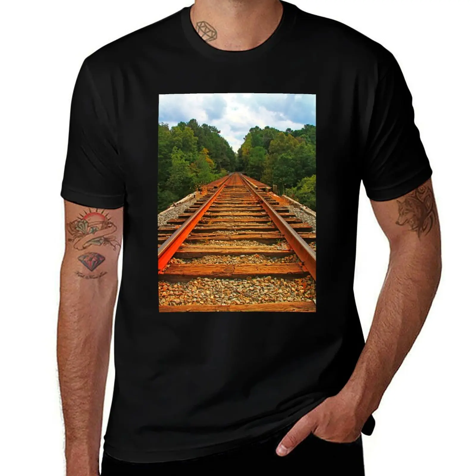 

The Road Less Traveled T-Shirt Work Short Sleeve Cotton Top
