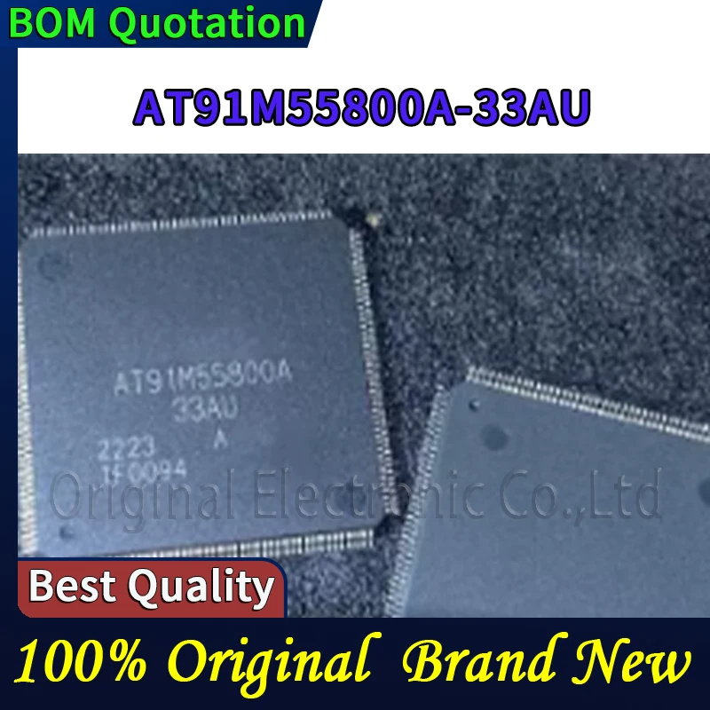 10pcs/lot AT91M55800A-33AU  Original  In stock High quality