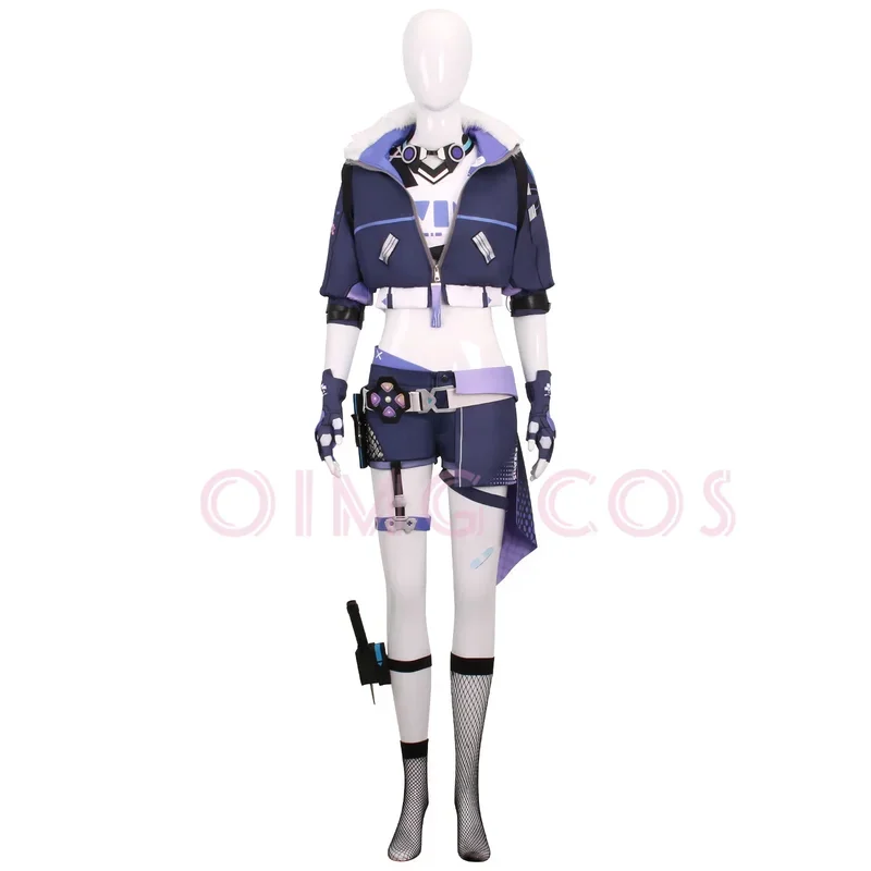 Silver Wolf Cosplay Costume Honkai Star Rail Carnival Uniform Wig Anime Halloween Costumes Women Game