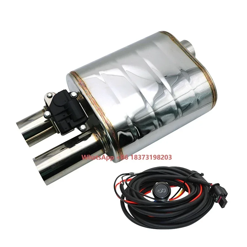 

Exhaust Pipe Electric Valve Drum Button Switch Exhaust System Control Muffler Sport Sound Stainless Variable Universal