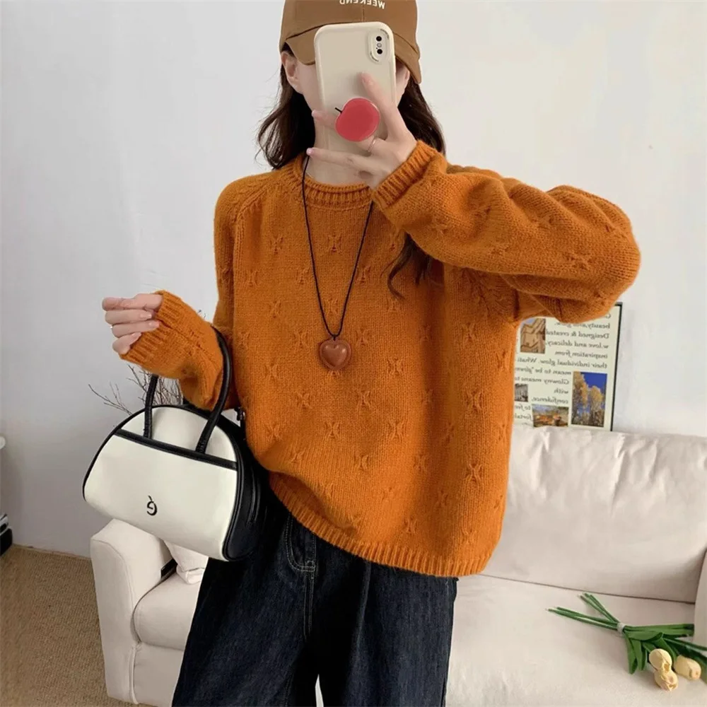 Ropa De Mujer New Pull Tops Spring Autumn Sweaters & Jumpers Knitwear Female Clothing Long Sleeve Women Pullovers Blouse
