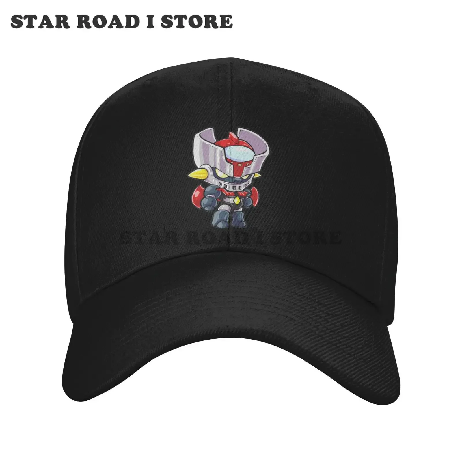 Anime Mazinger Z Dark Baseball Cap Men Hats Women Visor Protection Snapback UFO Robot Grendizer Caps for Unisex