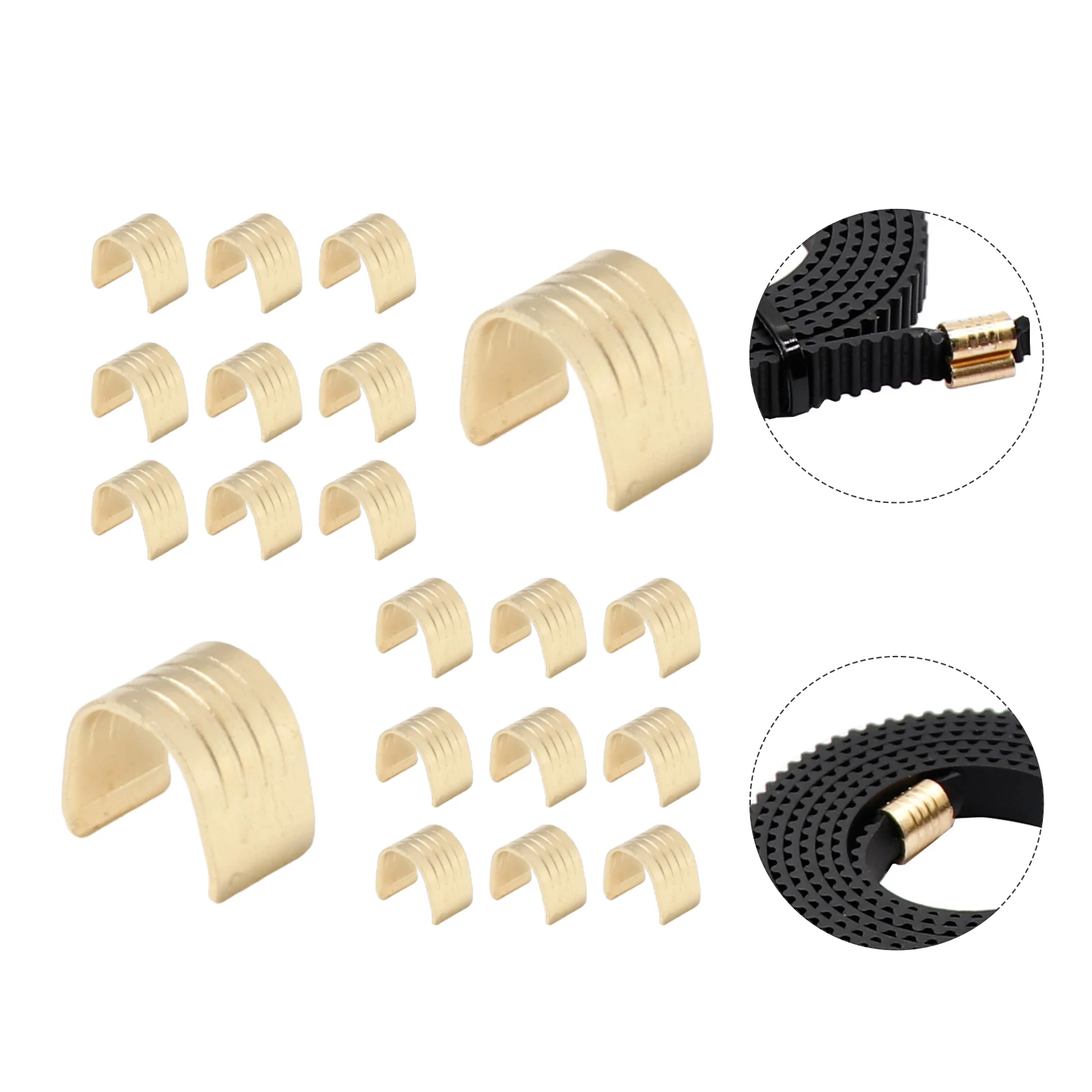 Copper Belt Clamps Set of 20 to Enhance Performance and Stability in Your Favorite Models of For 3D Printers Like For Ender3