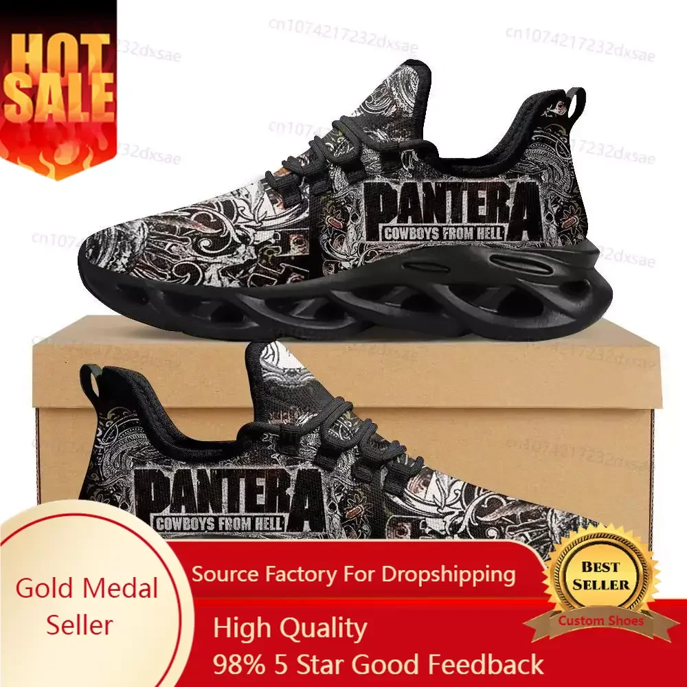 

Pantera Metal Band Pop Sports Shoes Mens Womens Teenager Kids Children Sneakers Casual Custom High Quality Couple Shoes