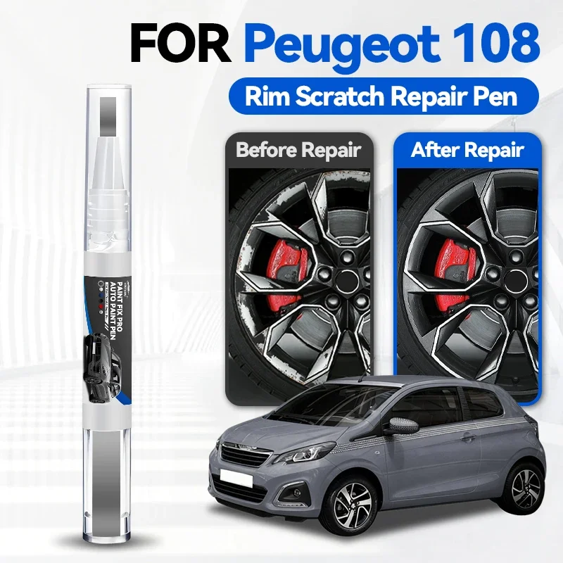 

Комплект для быстрого и простого ремонта колесных дисков Peugeot 108: краска для подкраски и устранения царапин на дисках автомобиля