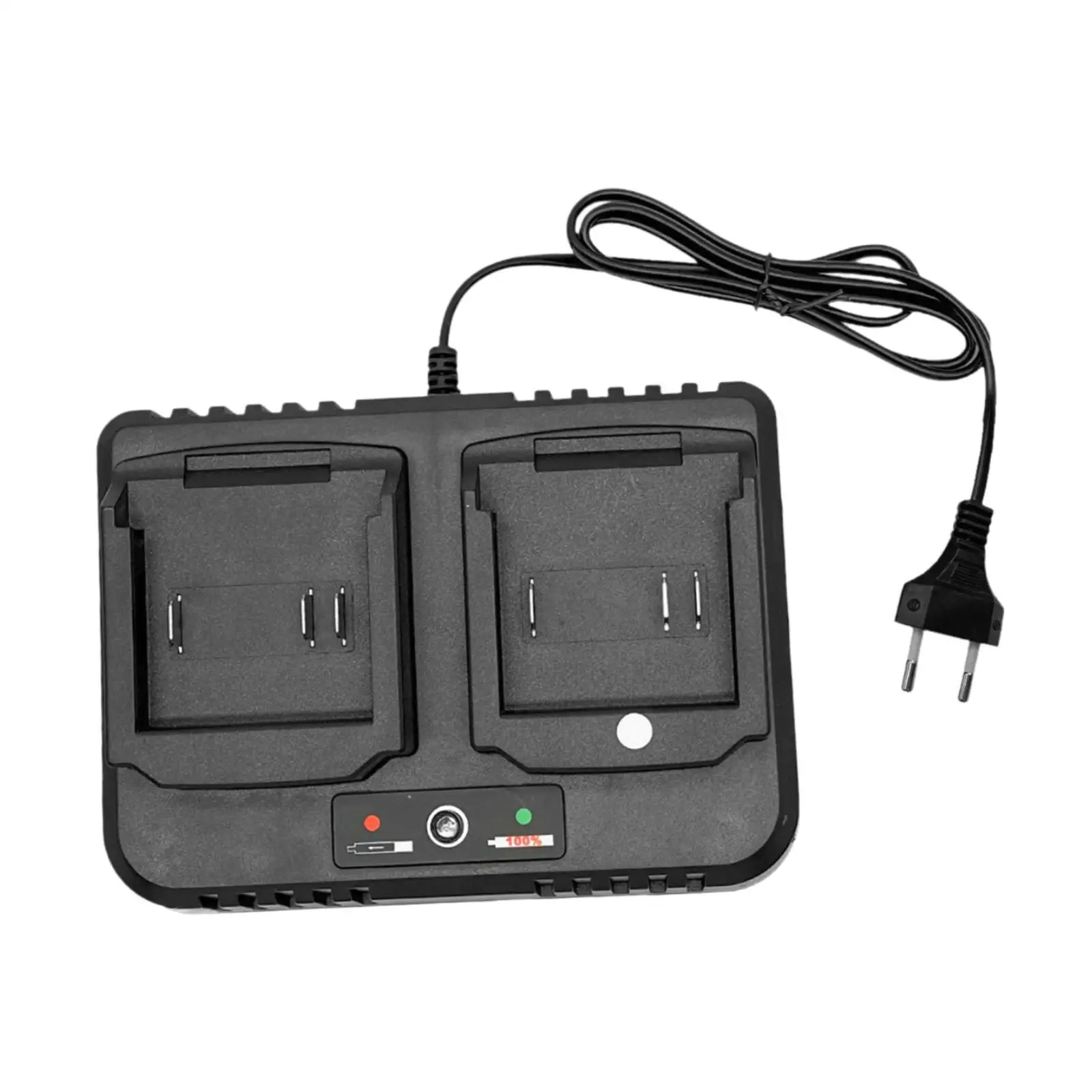 

Double Battery Charger Portable Charger Replacement for Home Use Power Tools