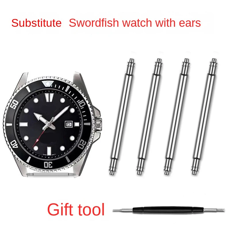Diver Watch Spring Stud 22mm Anti-rust Stainless Steel Spring Bars For Casio MDV-106 MDV-107 Duro Swordfish Watch Accessories
