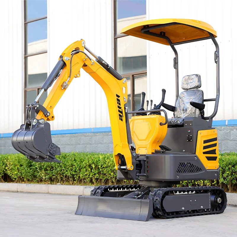 1.2 Ton Electric Mini Excavator Crawler Small Construction Garden Household Farm Greenhouse Electric Excavators customized price