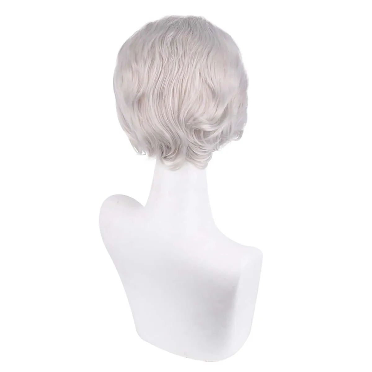 Adult Men Carnival Halloween Party Costume Accessories Props Game DMC 2025 Vergil Cosplay Silver Gray Wig