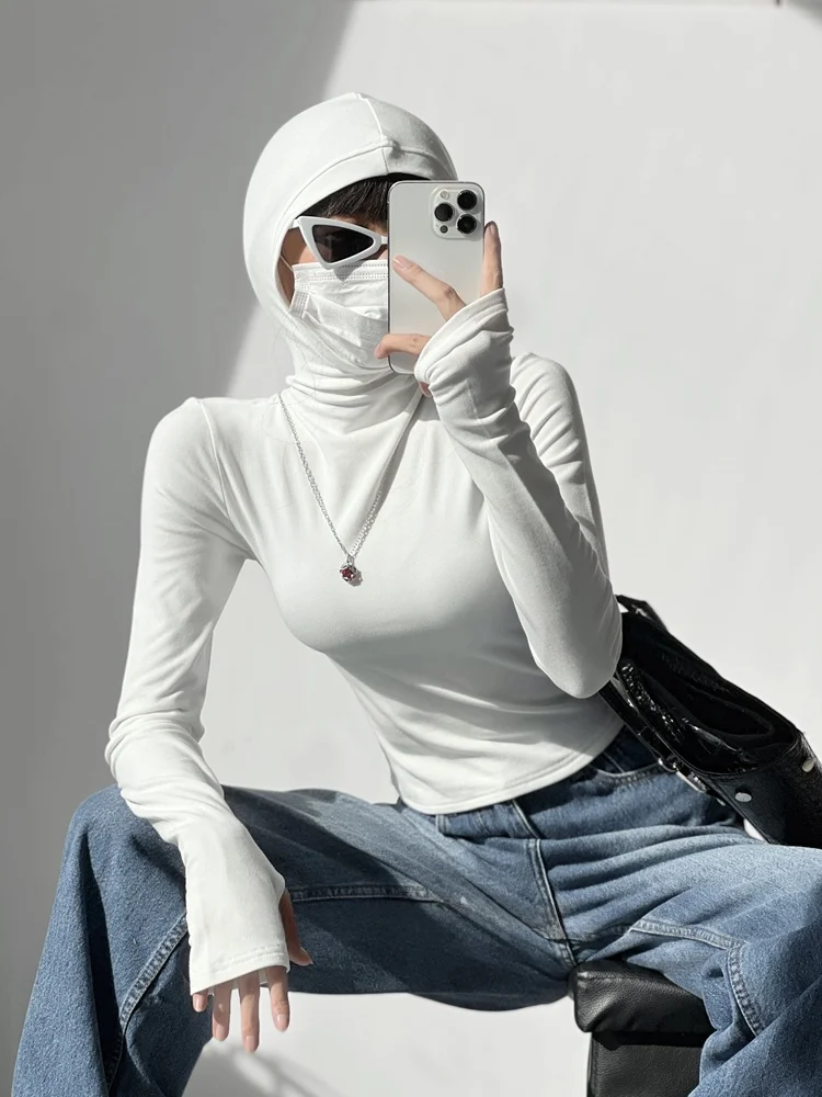 American Sle High Waist Wide Leg Jeans Women's Four Season Small Size Straight Loose Leg Covering Light Blue Floor-Length P...