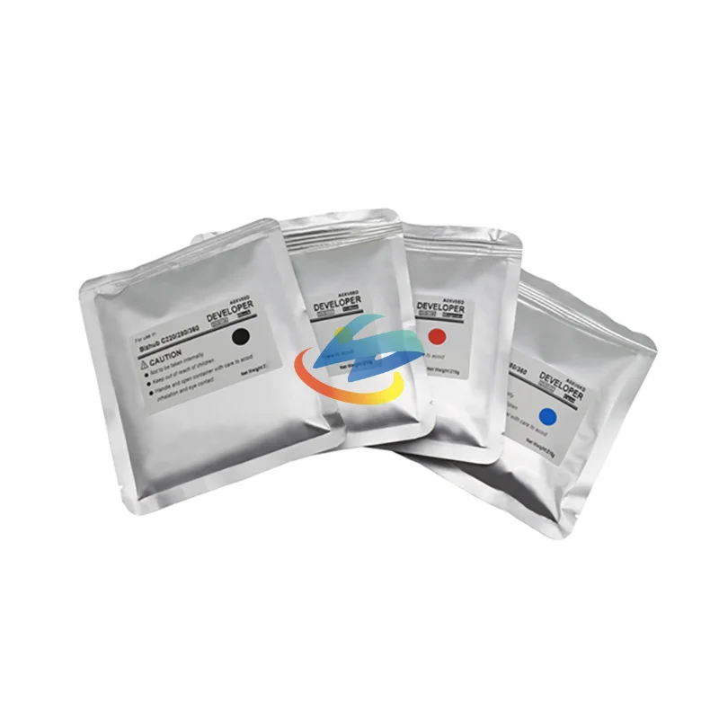 4PCS DV311 DV-311 Developer Powder Compatible for Konica Minolta C220 C360 C280 C 220 360 280 High Quality Powder CMYK 210g/bag