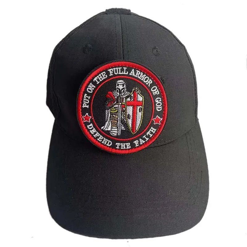 Parche táctico Knights Crusader – Emblema bordado con velcro para uniforme - imagen 5