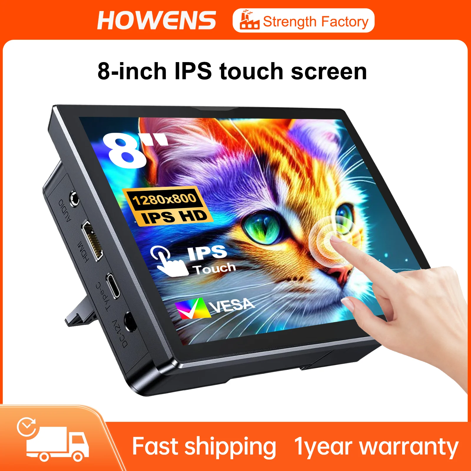 8 Inch Monitor Touc… - image