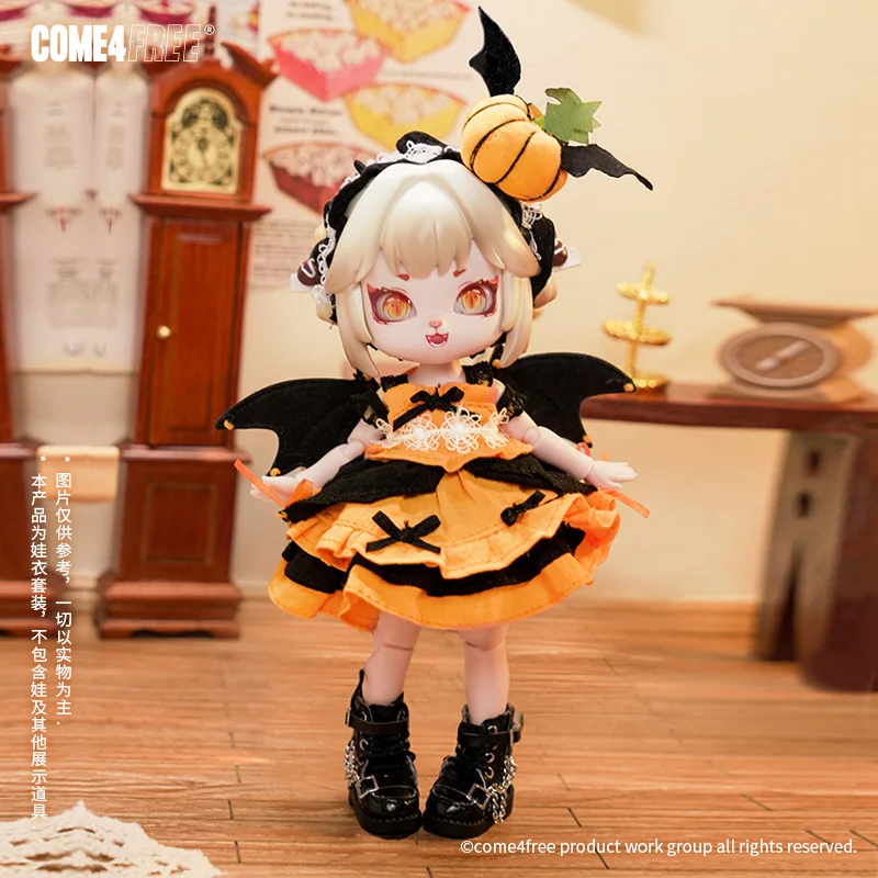 สินค้าใหม่ปี 2025 COME4FREE สำหรับตุ๊กตา BJD ขนาด 1/12 ชุดลำลองน่ารัก สไตล์อนิเมะ ของขวัญคริสต์มาสสุดคาวาอี้ มีสินค้าพร้อมส่ง