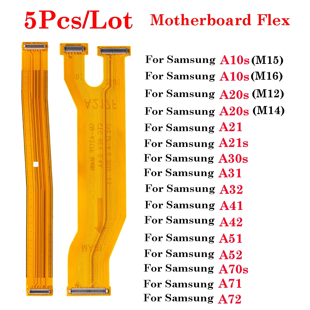 Pop 5pcs/lot Mainboard Motherboard Connector Flex Cable For Samsung A10S A20S A21 A21S A30S A31 A32 A41 A42 A51 A52 A70S A71 A