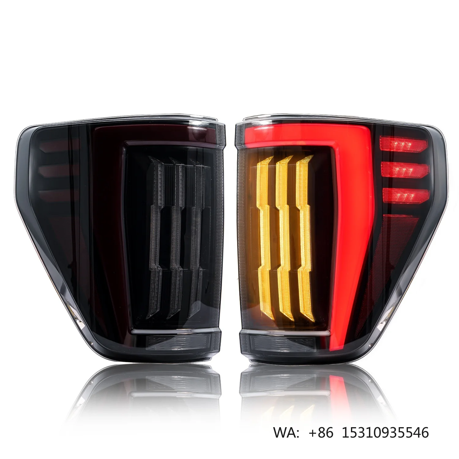 Archaic Newest Tail Light for Ford F150 F-150 2021-2023 Full Led Taillight with Sequential Turn Signal F150 2021 Tail Lights
