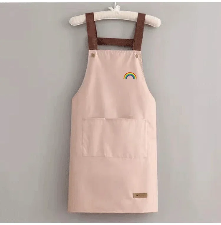 Waterproof Kitchen Apron with Large Pocket for Restaurants