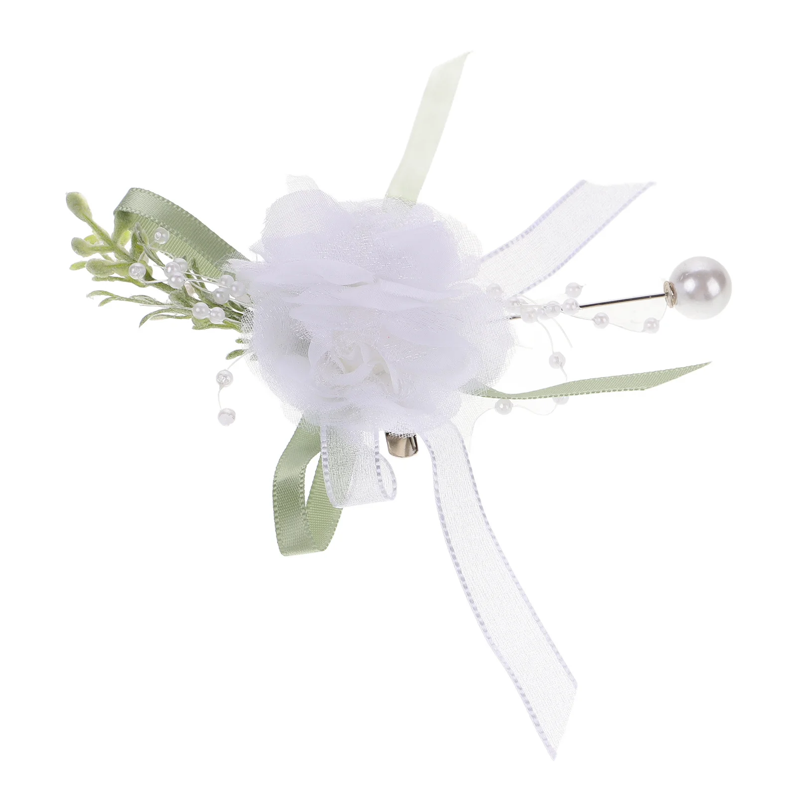 Squisita sposa damigella d'onore fiore all'occhiello colore fresco accessorio da sposa artificiale romantico puntello per foto per matrimonio da uomo dello sposo