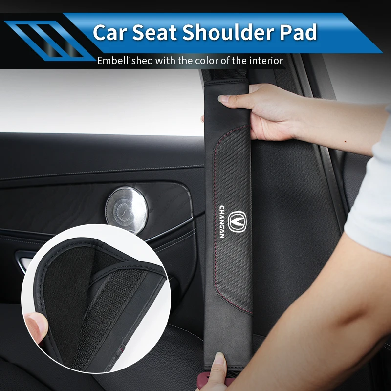 

Car Seat Belt Cover Shoulder Protector Strap Safety Belt Accessories For Changan CS75 CS35 CS15 CS95 RAETON CX20 CS15EV Alsvin