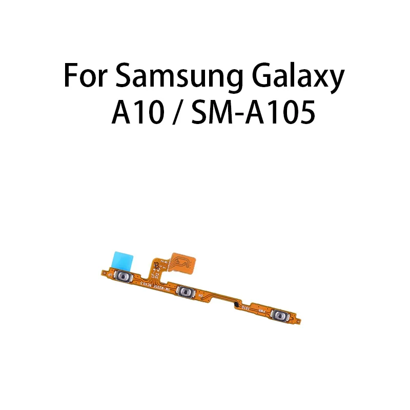 

Power ON OFF Mute Switch Control Key Volume Button Flex Cable For Samsung Galaxy A10 / SM-A105